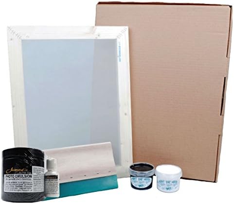 Hunt The Moon Screen Printing Kit with Photo Emulsion, Medium A4 Standard