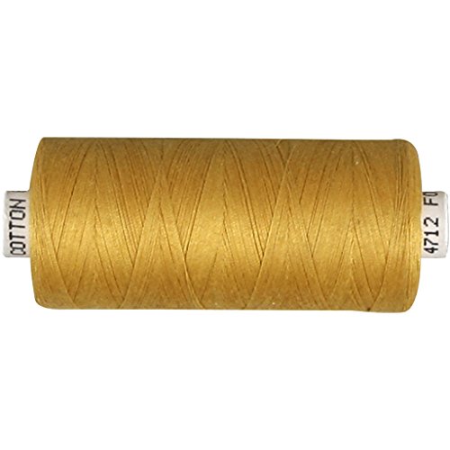 Nähgarn, golden, Baumwolle, 1000 m