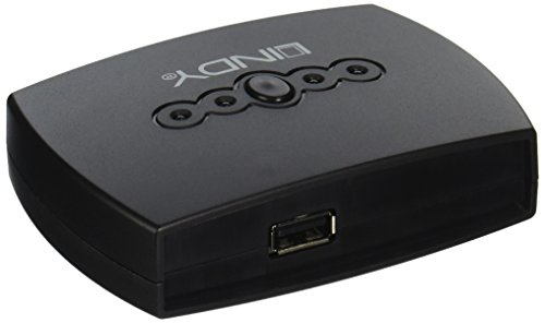 LINDY 42784 – USB 2.0 Switch Classic, 4 Rechner / 1 Device - 2