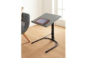 DEENZ Grey & Black Elegent Spaceways Adjustable Table Space saving table for Home