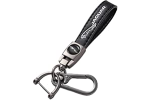 Intertest Pelle portachiavi accessori per chiavi per auto,portachiavi per auto,accessori per auto per uomo e donna,nero