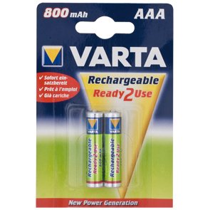 Preisvergleich Produktbild Akku, READY2USE, NiMH, Micro, VARTA (VPE=2)