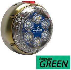 Bluefin LED DL12 Underwater Dock Light - Surface Mount - 24V - Emerald Green