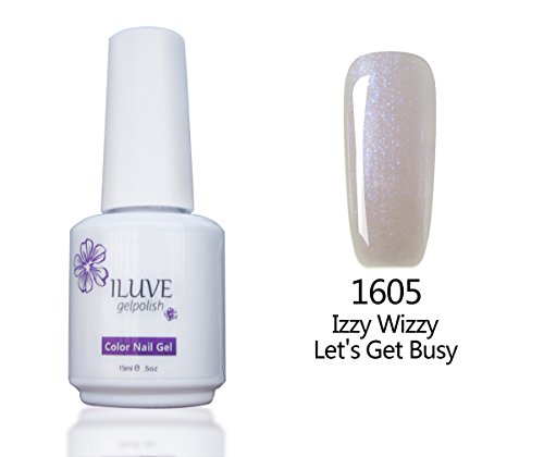 iLuve Gel Nail Polish - Long Lasting Soak Off UV Gel Varnish - For Nail Art ,with 238 Colours Choices - Izzy Wizzy Let's Get Busy Colour #1605,15ml/per Bottle