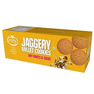 Early Foods Dry Fruit Jaggery Cookies - Kids Snack Ms, 150 g