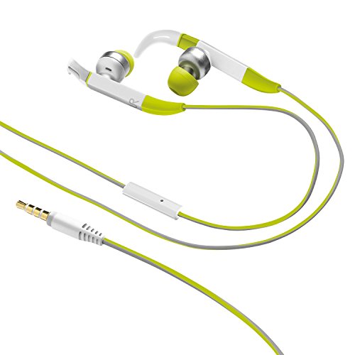 Trust Urban Fit In-ear Sports - Auriculares de botón con fijación para deportes (con micrófono), verde