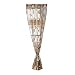 Produktbild Clacce 1er Set Voile Vorhang Grau Transparent Gardinenschal mit Ösen Nadelstreifen Gardine aus Voile mit Ösen Schlaufenschal Ösenschals Transparent Fensterschal Wohnzimmer Schlafzimmer
