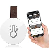 [2020 NEW] Esolom Bluetooth-Funkthermometer Hygrometer,Kabelloses Sensor mit Beacon, Datenlogger und Daten Export…