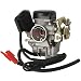 Produktbild Mazur Vergaser 19mm fit 4 TAKT Baotian Qingqi Jinlun Rex RS 450 460 50cc / GY6 60cc Jonway Wangye Direkt Ersatz (Silber)