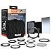 Price comparison product image Rollei Mark II Filter Holder Starter Kit Pro Universal | plug-in filter system for 100mm square filter, incl. Soft GND8, ND8, ND64 & CPL filter, lens adapter 52-82mm, filter bag