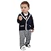 ZOEREA Baby Boys Romper Suits Bow Tie Baptism Wedding Tuxedo Jumpsuit Cotton 0-18 Months