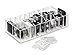 byAlegory Acrylic Makeup Stand Organiser With Removable Dividers | 20 Spaces Designed To Stand & Lay Flat