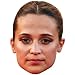 Produktbild Alicia Vikander Maske aus Pappe