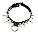 Produktbild Halsband schwarz lange mittlere Killer-Nieten mit Ring