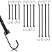Produktbild Premium Gepäckspanner 12er Set - verschiedenen Längen 20 cm - 100 cm - 3 Set-Varianten - schwarz grau - extra starke Spanngummis mit Haken - Gummispanner mit hoher Spannkraft