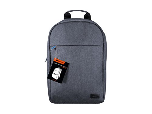 Canyon Super Slim minimalistische Rucksack für 39,6 cm Laptops, Reißverschluss übergreifende Lock, gummierte, verstellbare Schultergurte