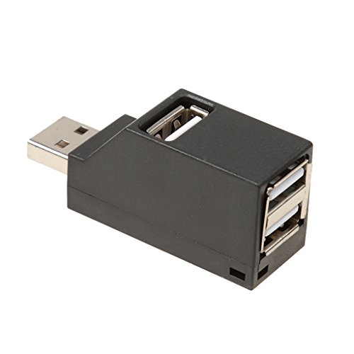 MagiDeal 3 Port USB 2.0 Hub Plug & Play USB Adapter für Laptop Desktop - 4