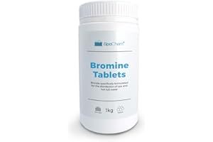 SpaChem 1kg Bromine Tablets For the Disinfection of Swimming Pool Spas and Hot Tub Water - Swimming Pool Chemicals