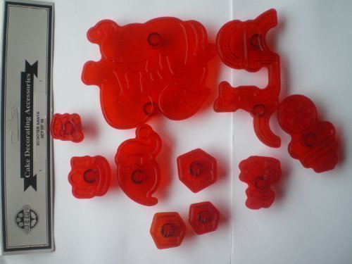 Preisvergleich Produktbild sugarcraft Ausstecher und Scooter Weihnachtsmann