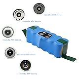 efluky 14,4 V 4.0Ah Ni-MH batería de repuesto para iRobot Roomba 500 series, azul