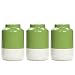 Produktbild HOSLEY 's Set of 3 grün Keramik Vasen – 12,7 cm Hohe