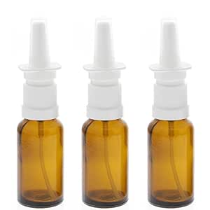5 Leere Nasenspray-Flaschen, 10 Ml – Mit Etiketten | Wiederverwendbar Für Kochsalzlösung, Parfüm, Öle