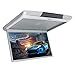 Price comparison product image 19 inch Car Android 6.0 Flip Down Monitor HDMI 1080P HD TFT LCD Overhead Video Player for Car SD MP3 MP5 LED with USB TF HDMI WiFi Mirror link Gray