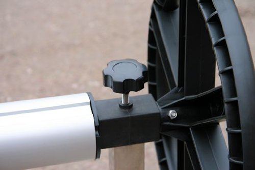 Zelsius – Fahrbares Edelstahl Aufrollsystem, für Solar und Pool Planen und Abdeckungen von 300 bis 570 cm - 6