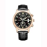 LLLS Men Fashion Sport Analogue Quartz Uhren Business Casual Waterproof Classic Men Uhren Chronograph Kalender