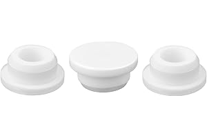 GOSKNOR 3pcs Rubber Sink Overflow Cover, Silicone Overflow Drain Cover Cap for Bathtub Reusable Bath Tub Round Sink Ring Hole Insert Basin Trim Plug Topper for Kitchen Bathroom