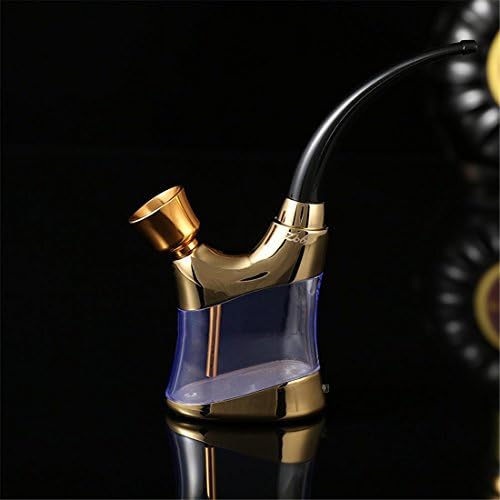 Colorful Smoke Pipe Retro Hookah Pipe Father 's Day gift , Gold