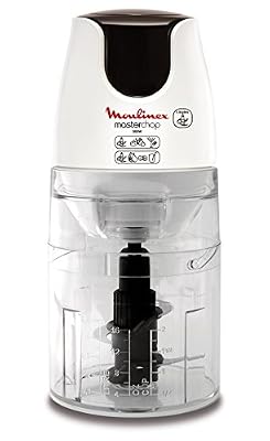 Moulinex Masterchop XL – Hachoir avec 4 lames, système de sécurité, 500 W