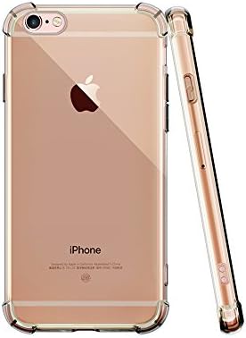 iPhone 6 / 6S Case OTHWAY Soft Silicon TPU Clear Transparent Protective Case Cover [Shock Absorbing][Anti-Yellow][Diamond Colour] (Grey)