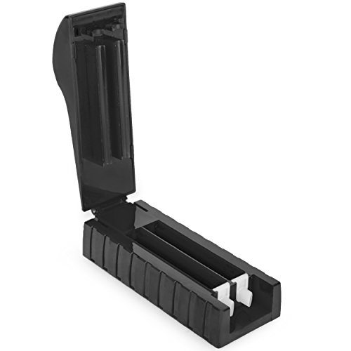 Oramics Zigarettenstopfer Stopfmaschine schwarz für alle beliebigen Tabaksorten, 2 Zigaretten gleichzeitig stopfen, Zigarettenstopfmaschine - 3