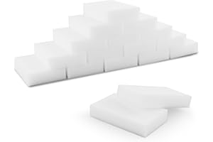 DNDGDLUA Schmutzradierer, 50 Stück Schwamm Radierschwamm Putzschwamm Zauberschwamm Magic Sponge Eraser, Wunderschwamm Weiß Reinigungsschwamm Melamin Schwamm für Haushalt Küche Wand Schuhschwamm