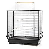 - inkl. Sitzstangen & Näpfen Ollesch Großer Vogelkäfig Wellensittich Kanarien Großsittich mit Freisitz