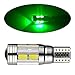 Price comparison product image QHGstore 1pc Canbus 10 SMD 5630 LED Car Light Bulbs T10 W5w Super Bright rear Lamps green
