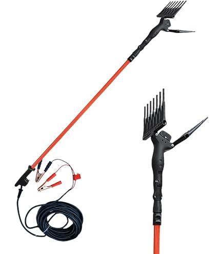 Scuotitore Elettrico Per Olive Con 2 Pettini Inclusi - Abbacchiatore Per Raccolta Olive - Foto 6