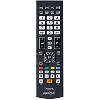 Meliconi FULLY 8 Telecomando Universale 8 in 1 per TV, Decoder, DVD/Blu Ray, Box Multimediali + IPTV + Xbox360 + PS2