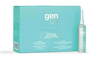 Genus Fiale Ristrutturante Per Capelli Crespi e Danneggiati 12 Lozione x 10ml Intense Restoring senza risciacquo