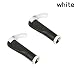 Produktbild BLUEUK 1PAIR Fahrrad Komponenten Lenkerenden Lenker Gummigriffe Aluminium Barend Onesize Bar Ergonomische Push On Soft Griffe Griff nach Hause (white)