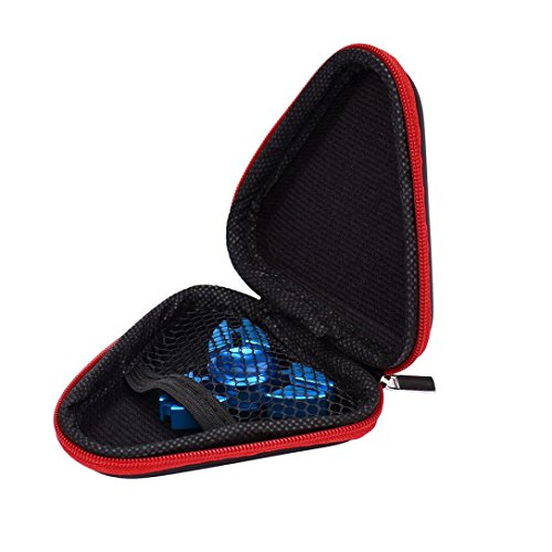 IMJONO Gift For Fidget Hand Spinner Triangle Finger Toy Focus ADHD Autism Bag Box Carry Case Packet (Red) IMJONO Gift For Fidget Hand Spinner Triangle Finger Toy Focus ADHD Autism Bag Box Carry Case Packet (Red)