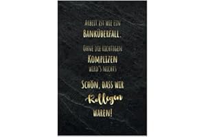 Merz Designkarten 1 Klappkarte Abschiedskarte 18 x 12 cm inkl. 1 weißen Umschlag. Lustiger Text Spruch Rente Ruhestand Grußkarte Abschied, Kündigung, Ruhestandskarte