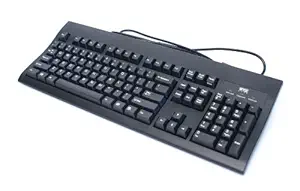 Wyse Genuine Standard 104-Key USB Black Keyboard with PS/2 Port Wyse M/N: KU-8933, 901716-06 / 901716-06L Rev. C or D