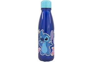 My sweety pop - Gourde Stitch - Acier Inoxydable – enfant – Adulte – Ado - Repas – 26,5 cm – 600 ml - Hydratation - Idée Cadeau – Bouteille (Stitch - Bleu)