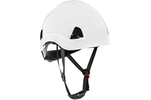 Jackson Safety CH-300 Climbing Industrial Hard Hat, EN 397 Compliant, Non-Vented, 6-pt. Suspension, White, 20900