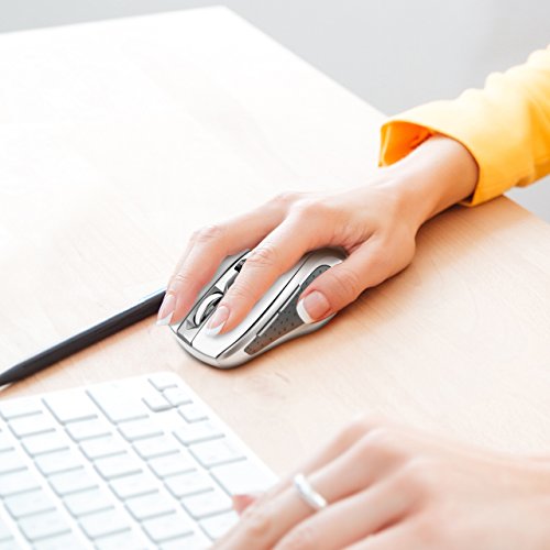 VICTSING Teclado Inalambrico Bluetooth  Blanco 