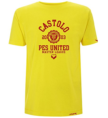 Münk - Castolo PES Pro Evolution Soccer - Camisetas de diseño Retro fútbol Vintage - Muñeco Recortable Gratis