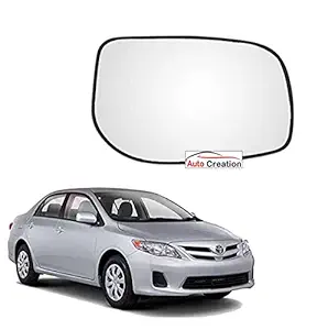 Auto Creation - Right Side View Mirror Glass for Toyota Corolla Altis 2008-2013 Model