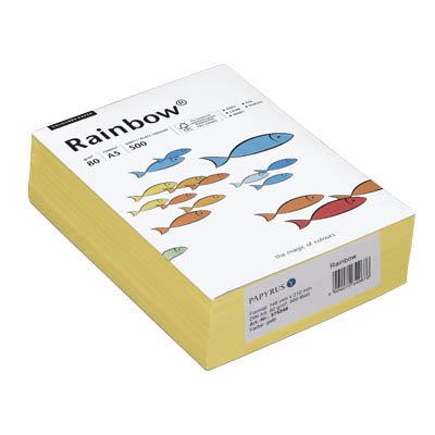 Preisvergleich Produktbild Rainbow Papier gelb A5, 80g (88042343-A5)